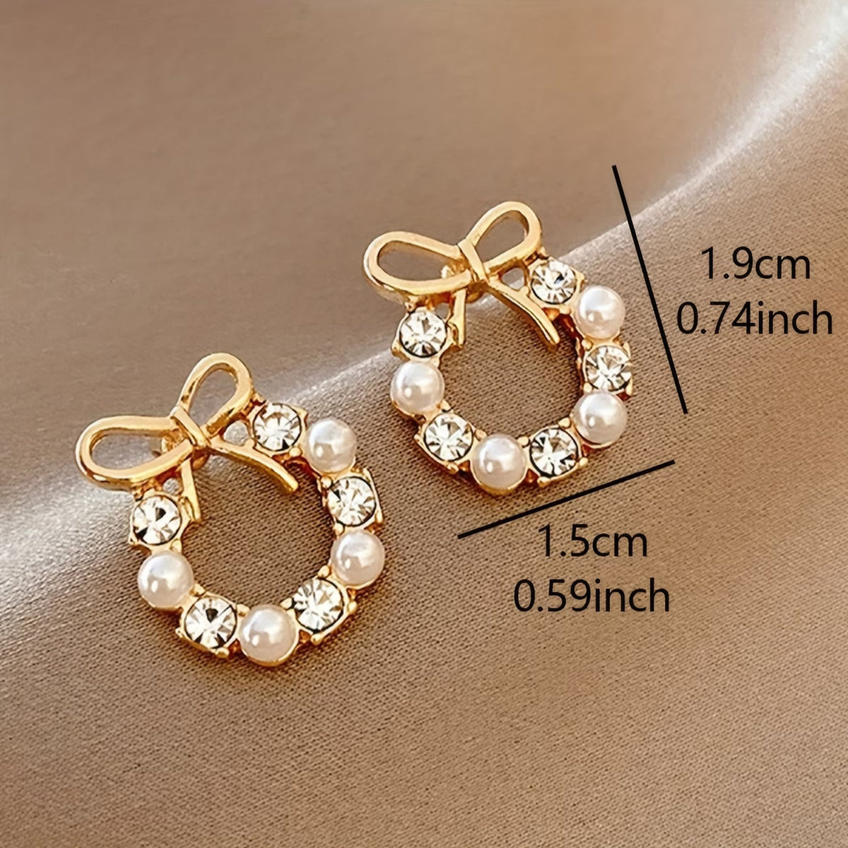 Elegante Pareloorbellen met Strik