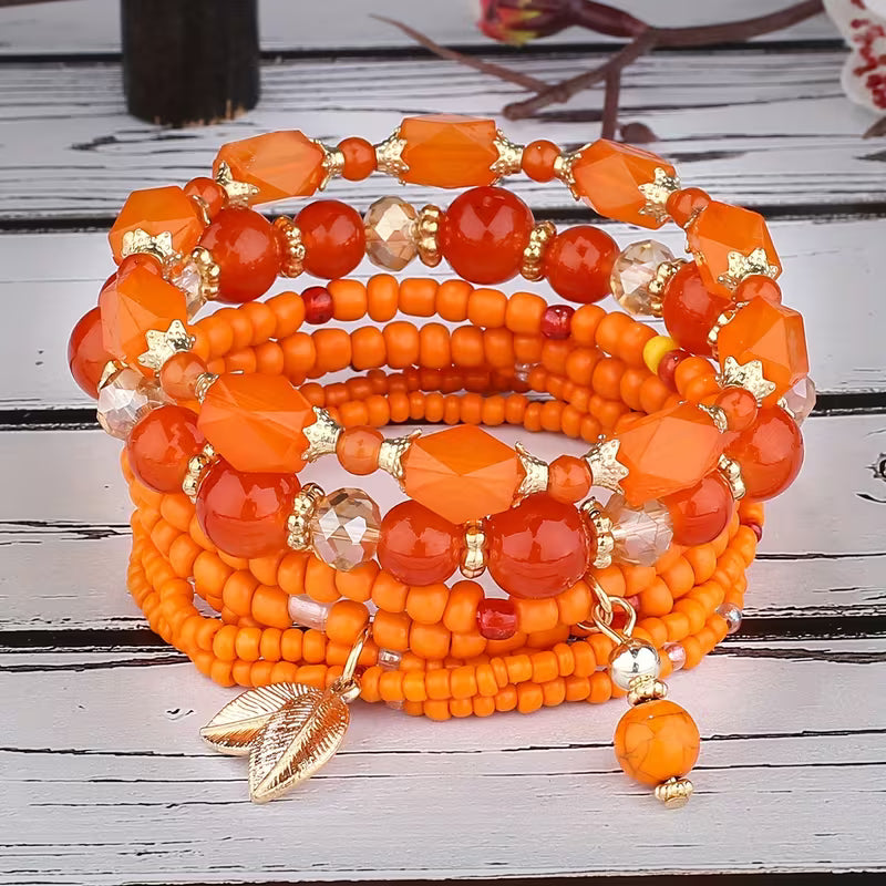 Elegante Kroonparel Armband Set