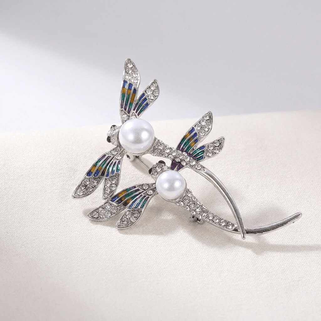 Elegante Vintage Libelle Parel Broche