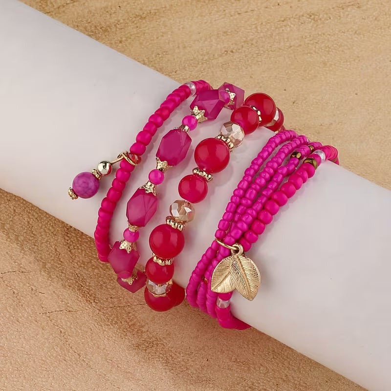 Elegante Kroonparel Armband Set
