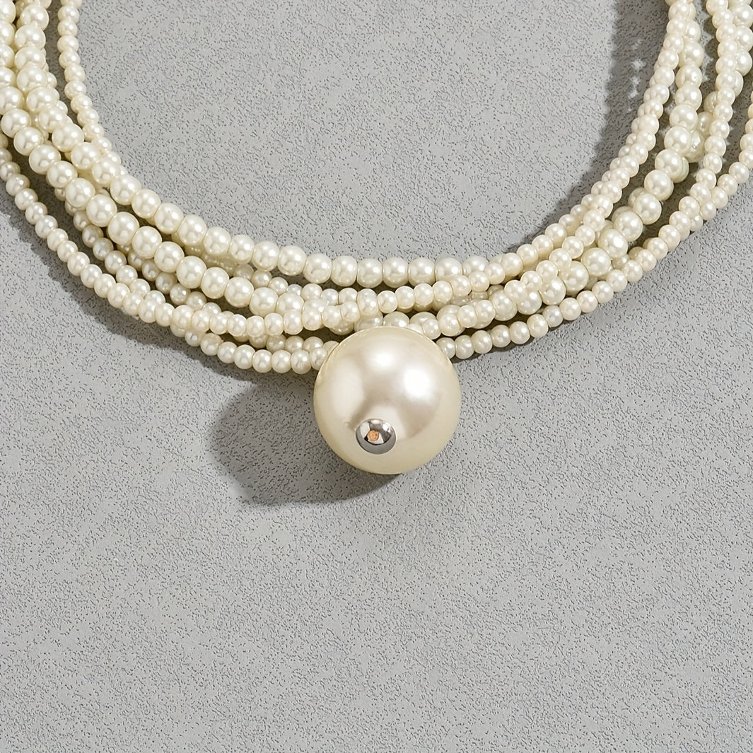 Grote Parel Statement Ketting