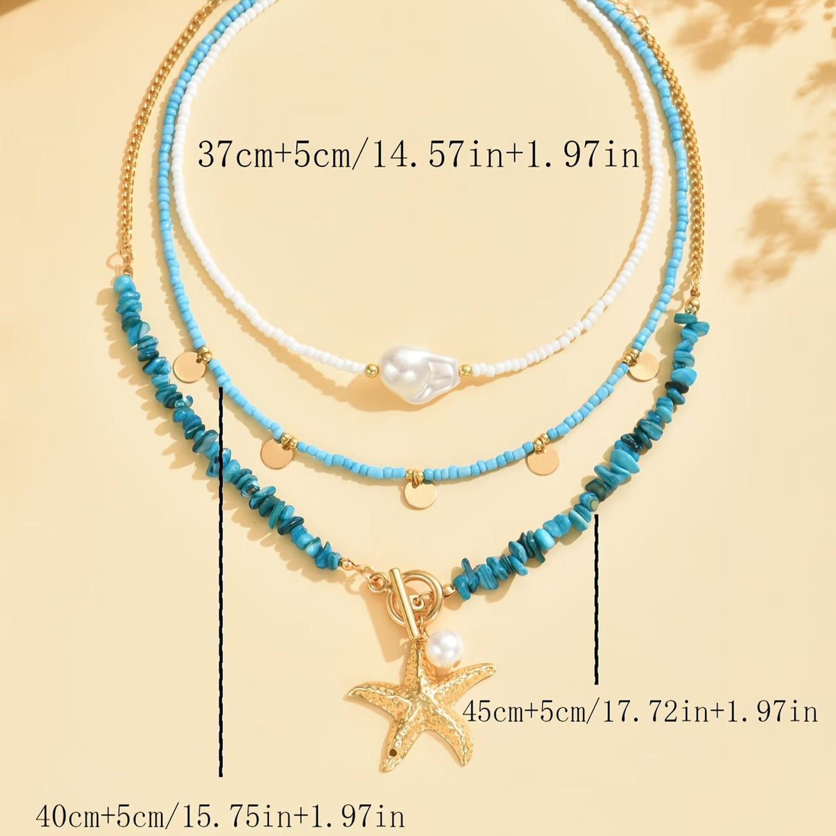 Premium Parels en Turquoise Kustketting