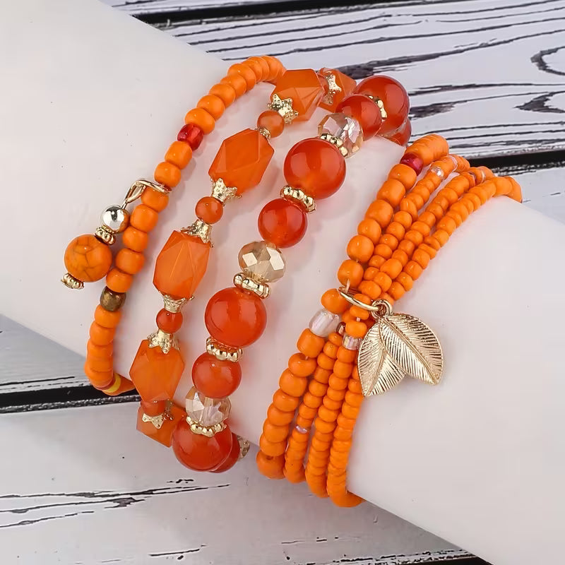 Elegante Kroonparel Armband Set
