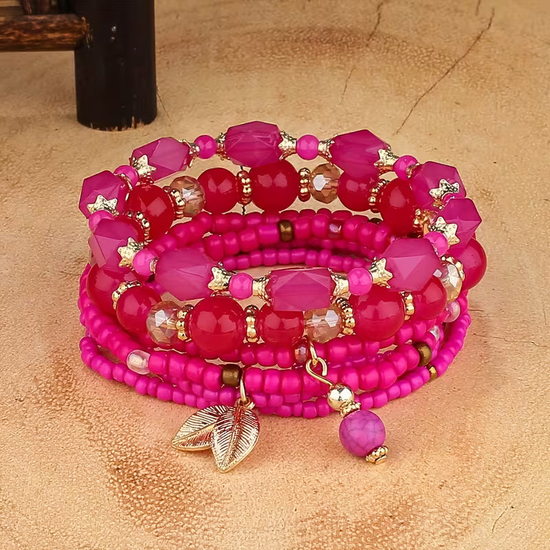 Elegante Kroonparel Armband Set