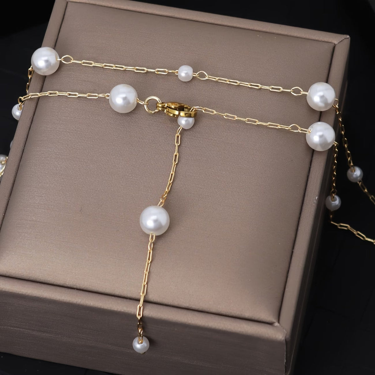 Elegante Sky Pearl Ketting