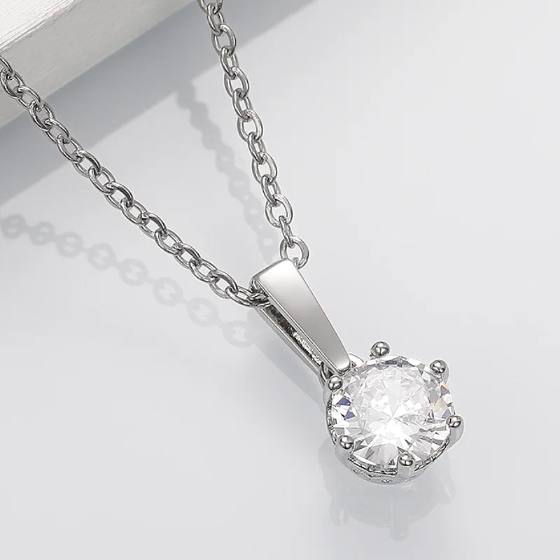 Klassieke Ketting met Zirconia Hanger