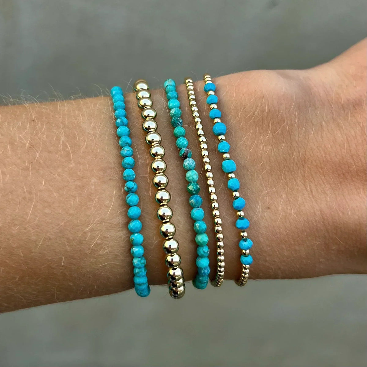 Erfgoed Turquoise Kralen Armband