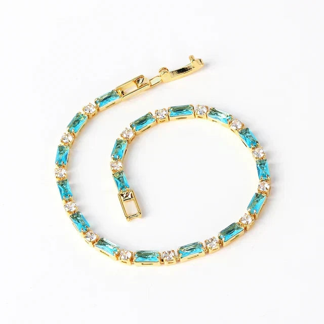 Fascinerende Gouden Turquoise Armband