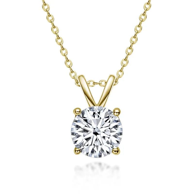 Exclusieve Zilveren Halsketting met Moissanite