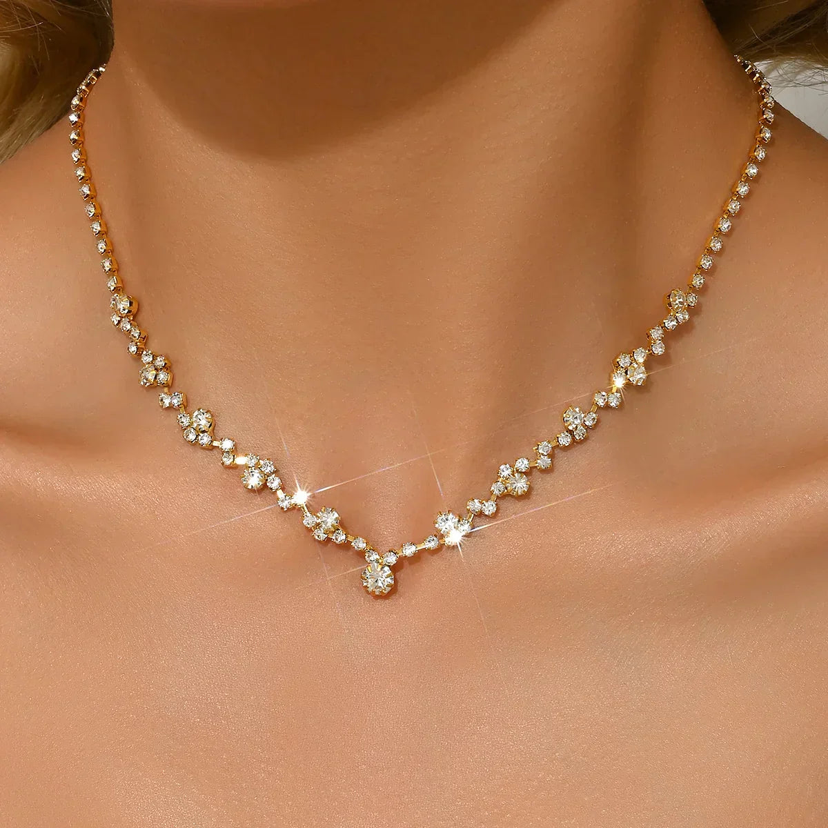 Elegante Huwelijksketting met Diamanten