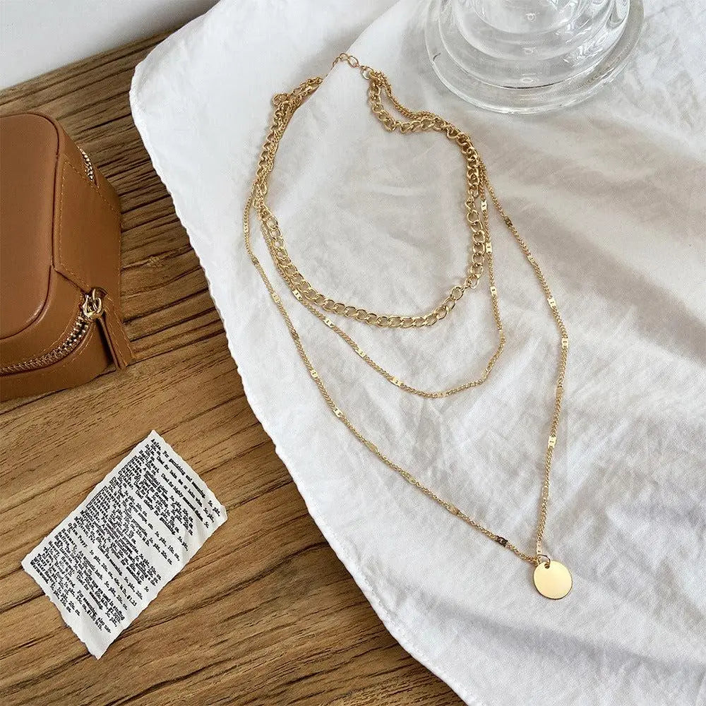 Elegante Gouden en Zilveren Ketting