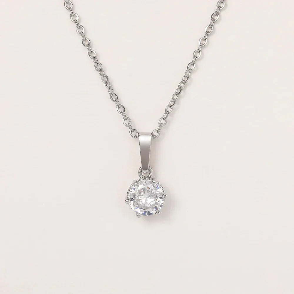Klassieke Ketting met Zirconia Hanger