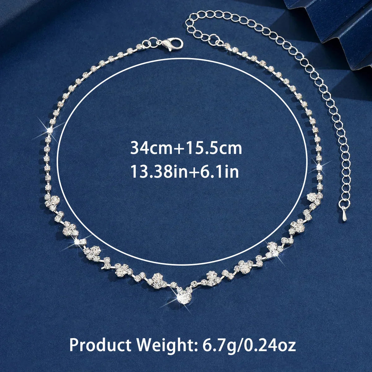 Elegante Huwelijksketting met Diamanten