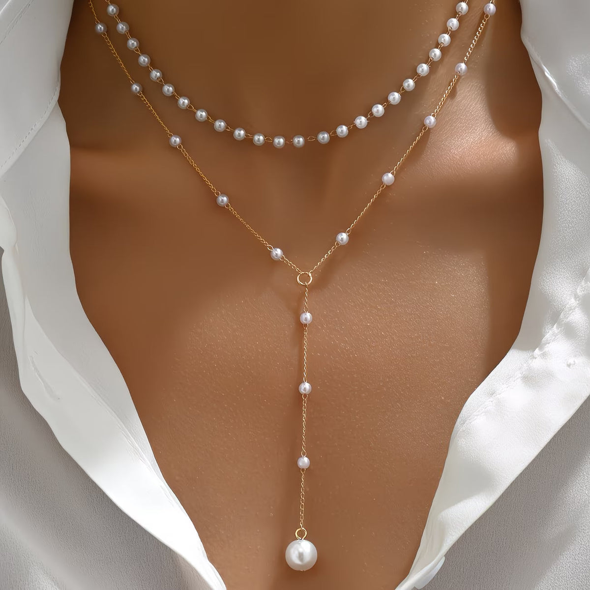 De Geleide Parel Ketting