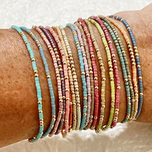 Boho Kleurrijke Kralen Armband Set