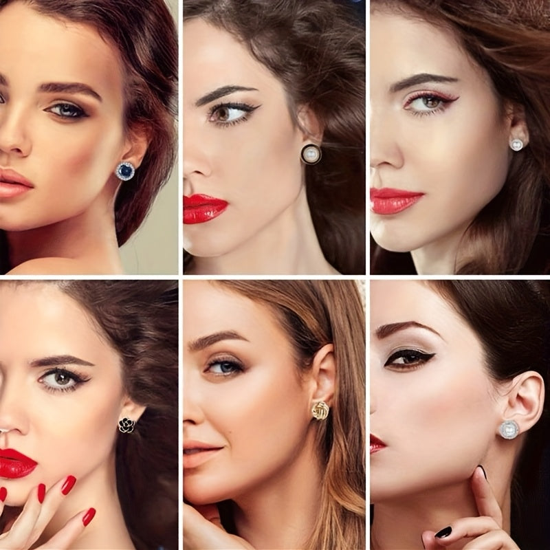 Elegante Parels Clip Oorbellen Set van 10