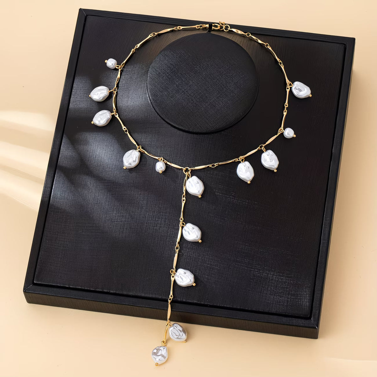 Mystieke Parel Waterval Ketting