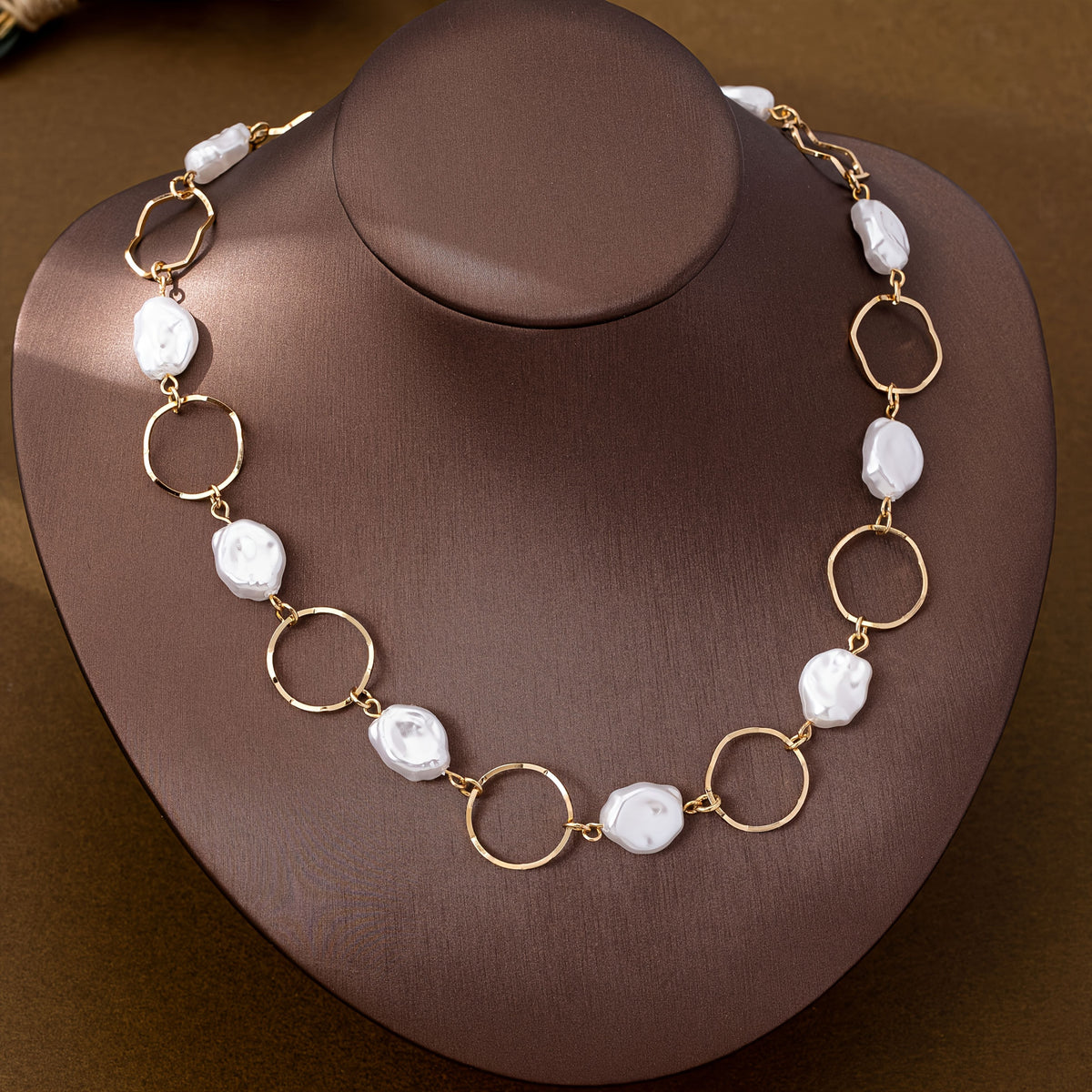 Vintage Barok Parel Link Ketting