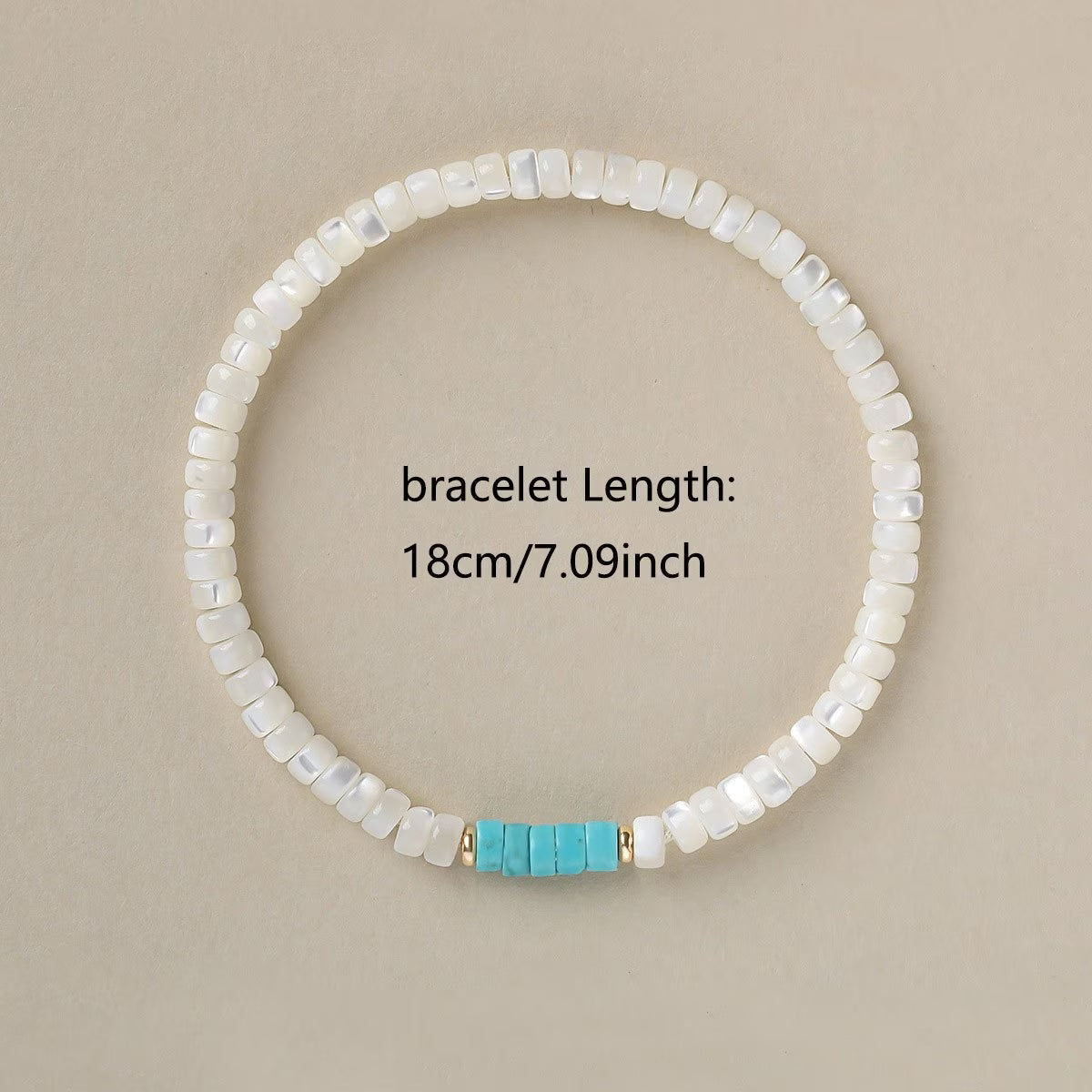 Elegante Parel Turquoise Armband