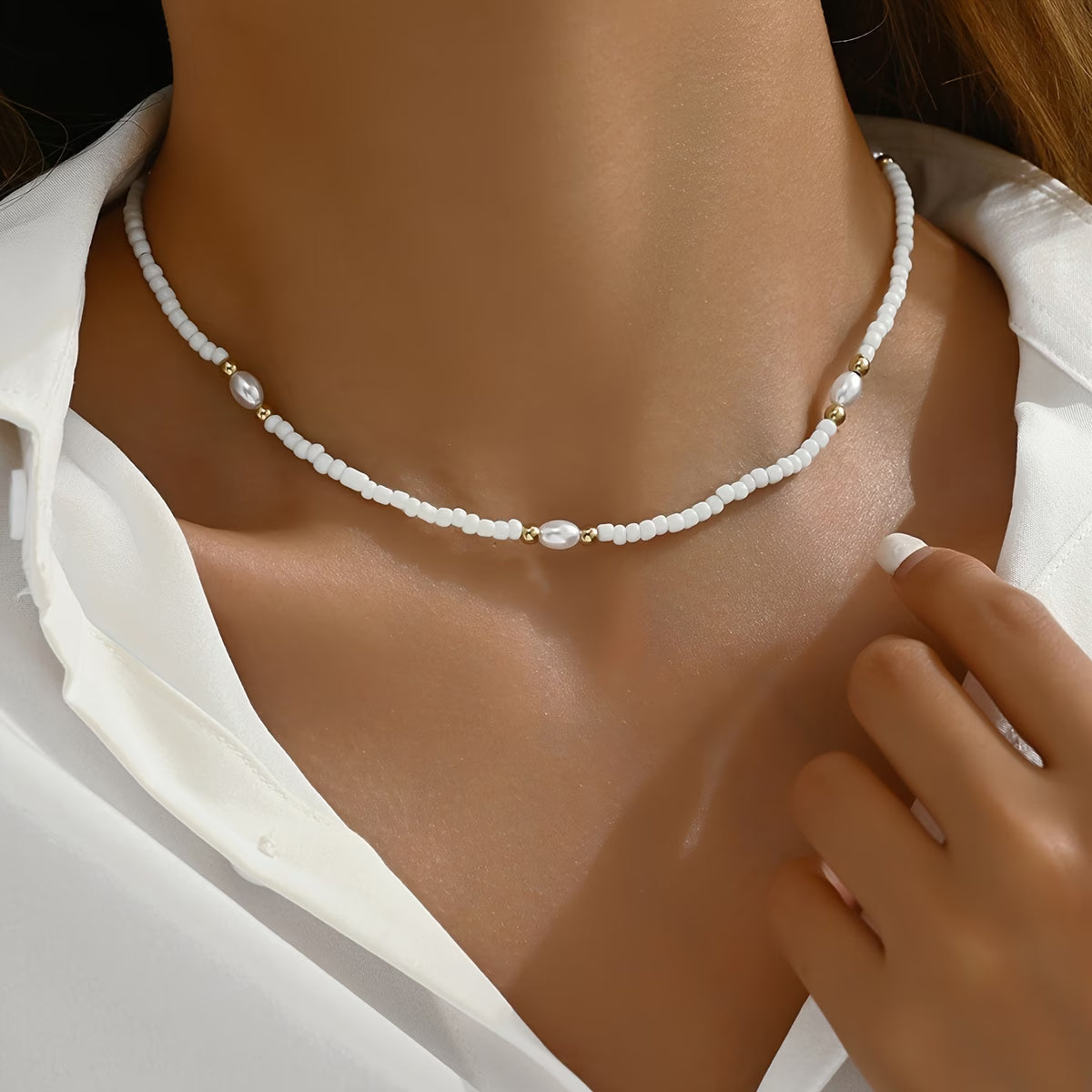 Fijne Parelsieraden Ketting