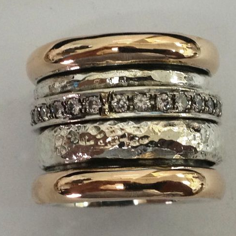 Gestructureerde Gouden Ring™ – Vintage Volume