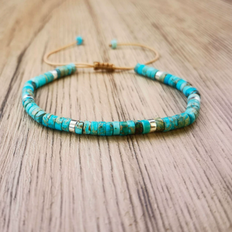 Oceaan Turquoise Kralen Armband