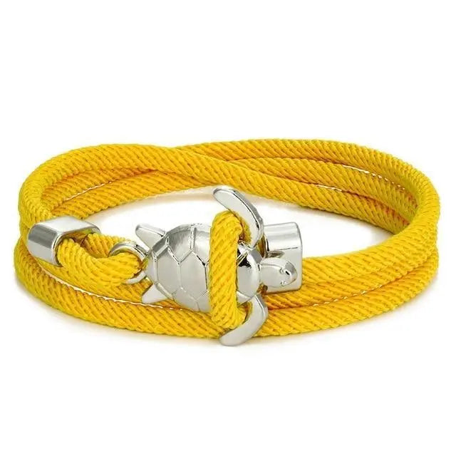 Handgemaakte Zeeschildpadarmband