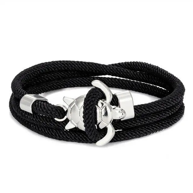 Handgemaakte Zeeschildpadarmband
