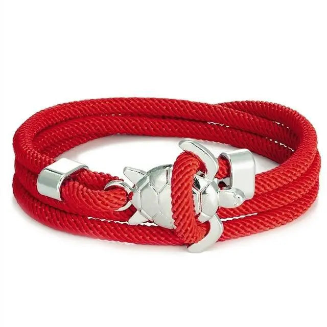 Handgemaakte Zeeschildpadarmband