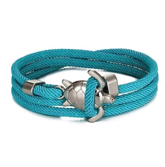 Handgemaakte Zeeschildpadarmband