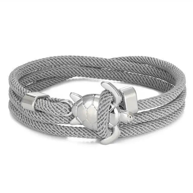 Handgemaakte Zeeschildpadarmband