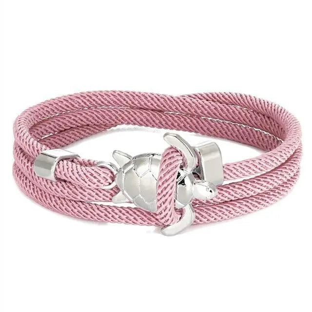 Handgemaakte Zeeschildpadarmband